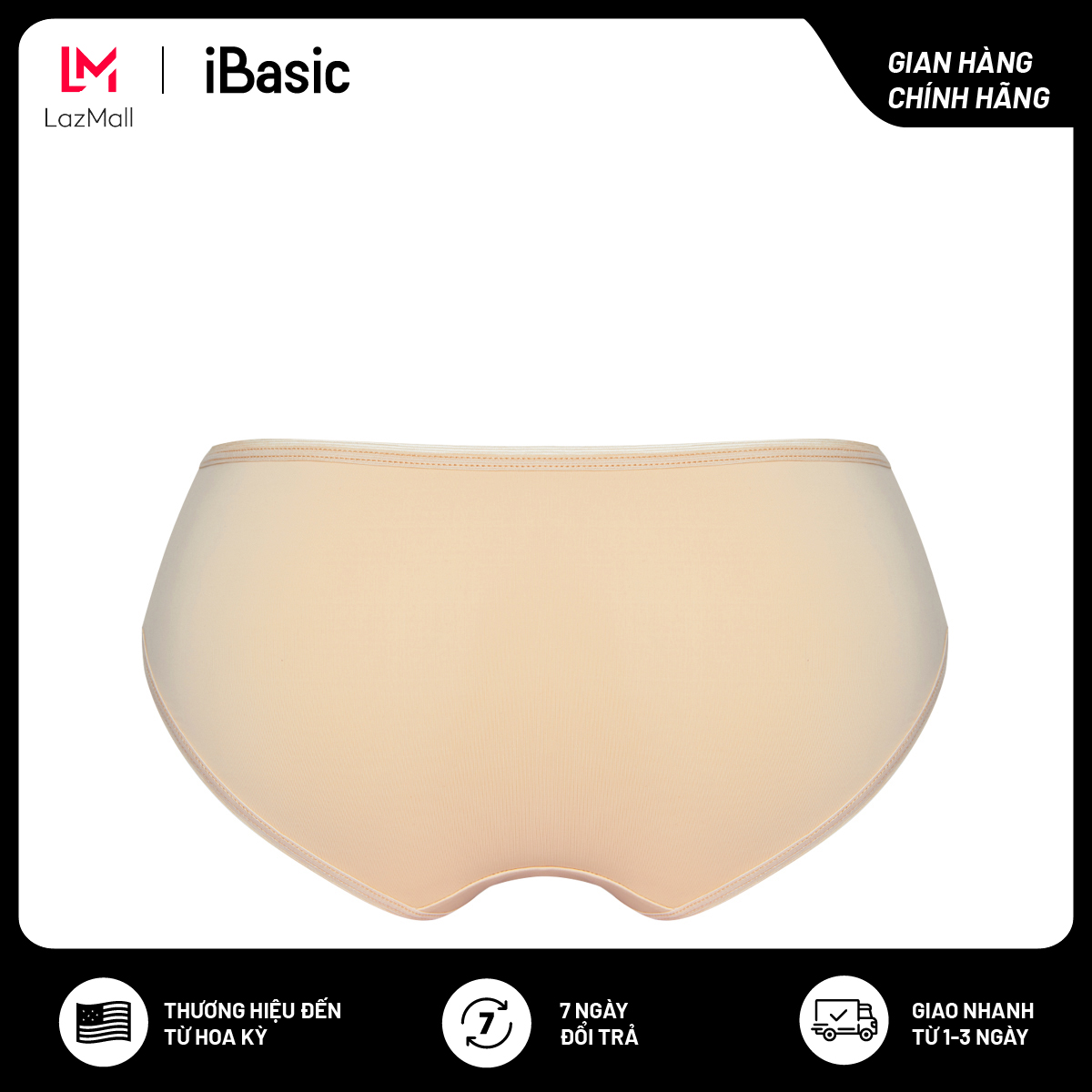 Quần lót nữ phối lưới iBasic PANW110
