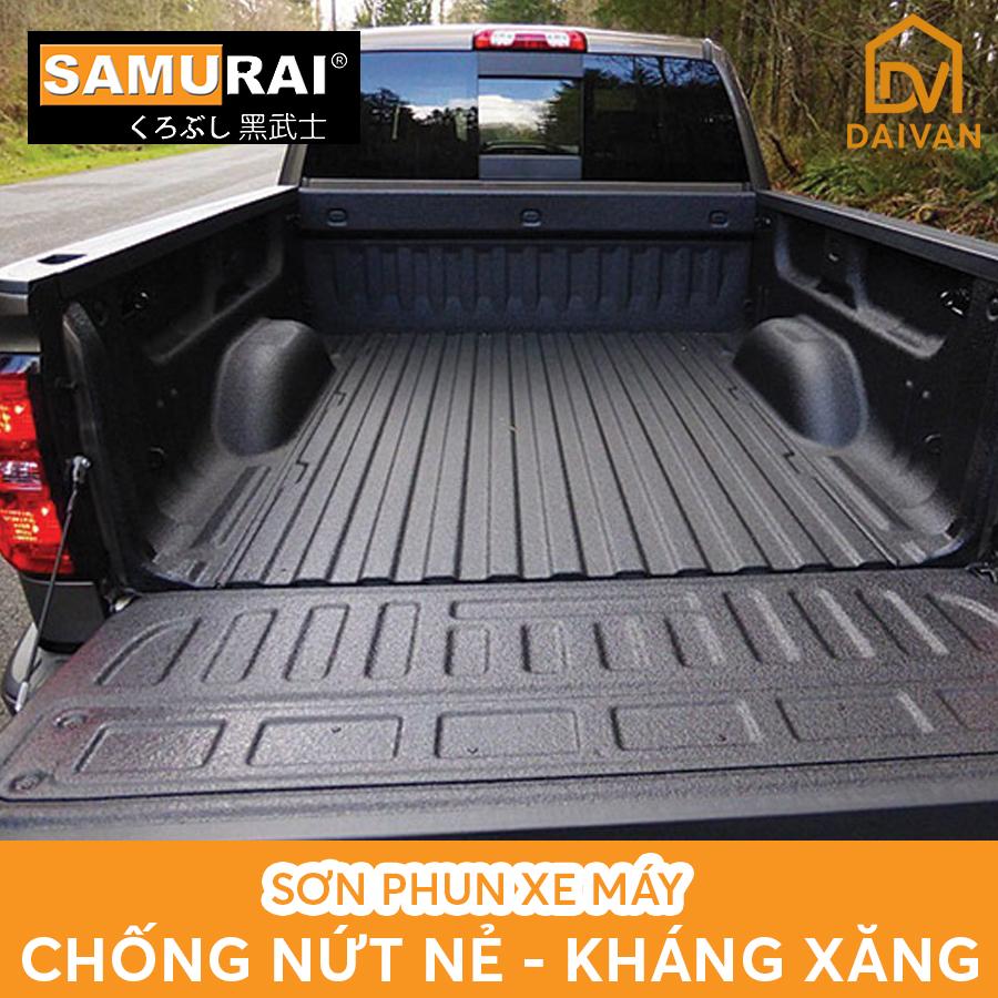 Sơn Samurai 2K07 Phủ sàn xe tải - PU màu đen sần