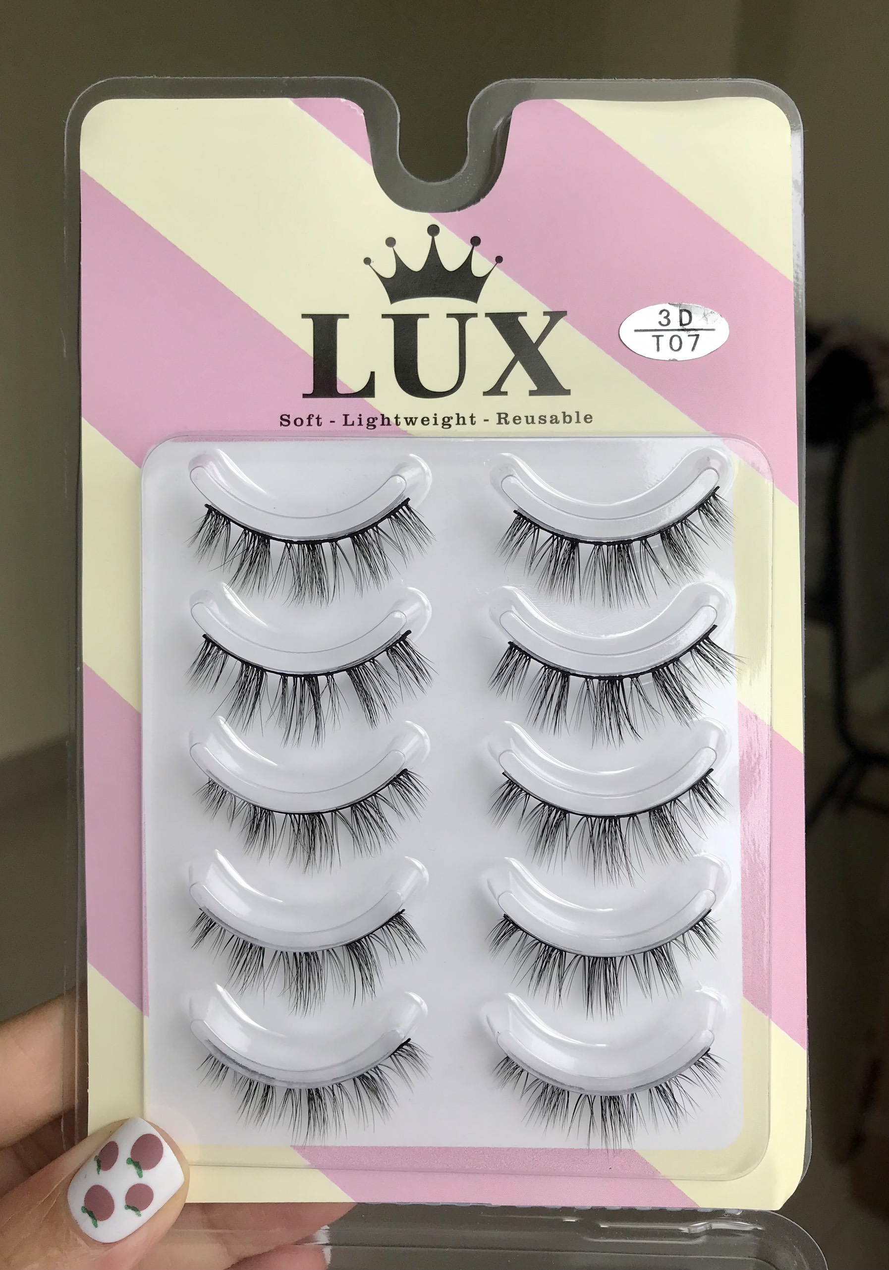 Mi giả tự nhiên mỏng nhẹ LUX CAO CẤP [5 CẶP/HỘP]