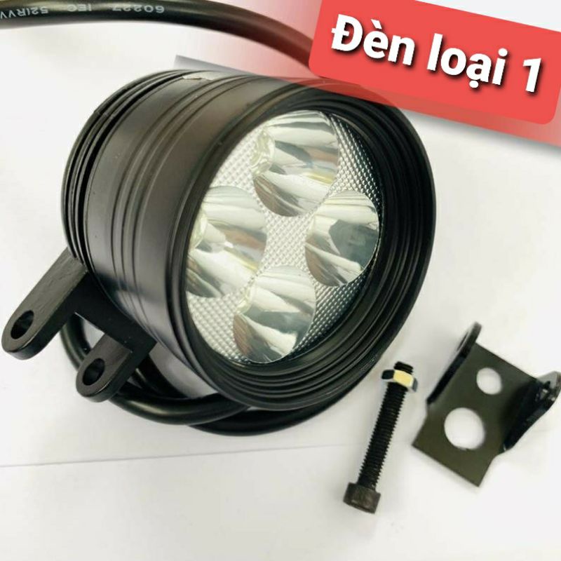 Đèn led trợ sáng L4 ngắn 3 chế độ.