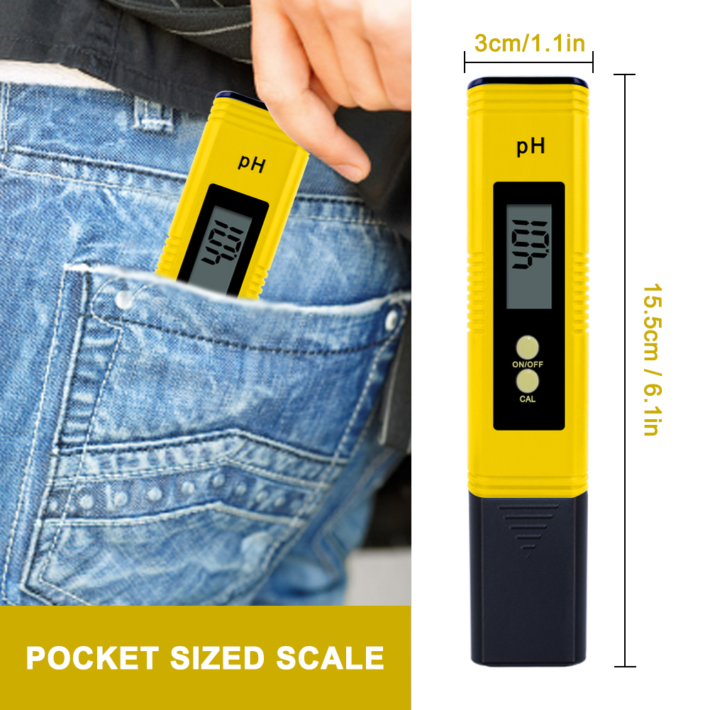 RCYAGO 2PC Máy đo pH nước đất bút đo độ ph nước máy đo ph đất đo ph nước hồ cá máy đo ph đo ph đất máy đo độ phì nhiêu của đất