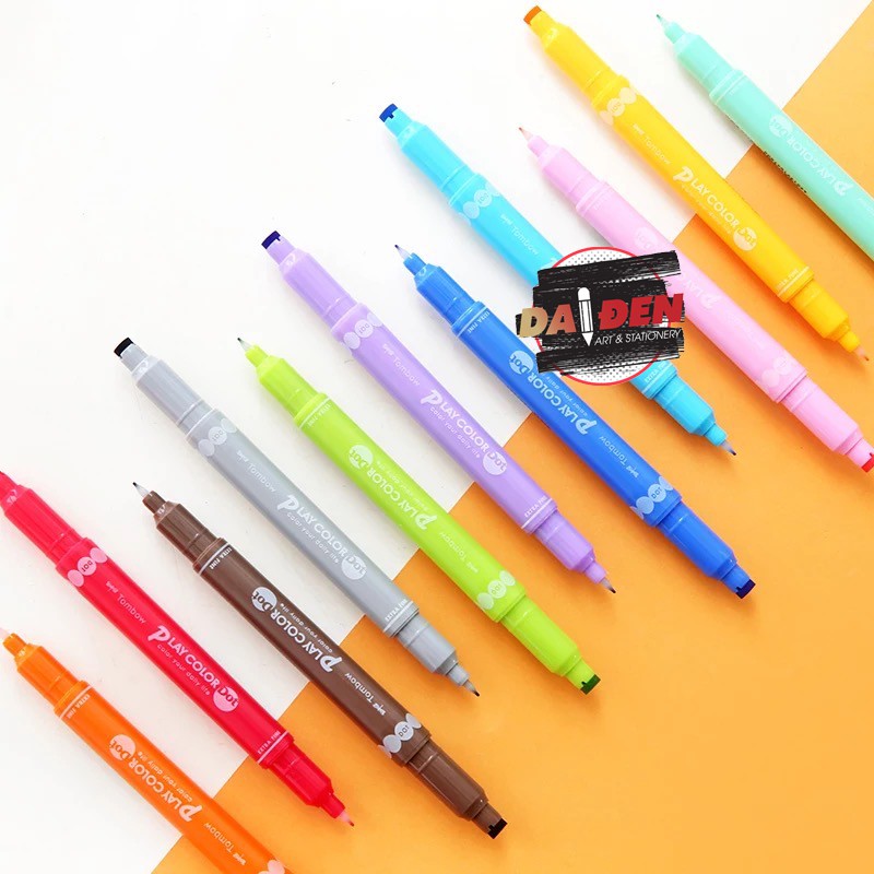 [HCM]Bút Marker 2 đầu Tombow Play Color DOT (Màu Lẻ)