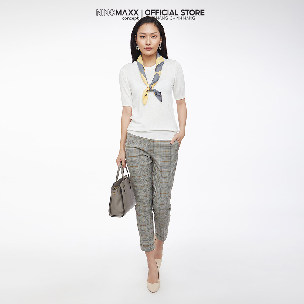 N&M Áo sweater Basic Nữ tay ngắn 1905013