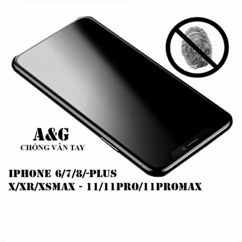 Kính Cường Lực Iphone Chống Vân Tay + Miếng Dán PPF Mặt Sau Phục Hồi Vết Xước Dành Cho Iphone