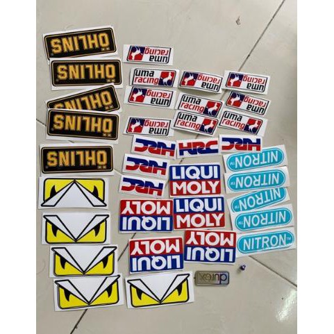 TEM LOGO NHỎ DÁN TẤT CẢ VỊ TRÍ XE MÁY - dochoixemay