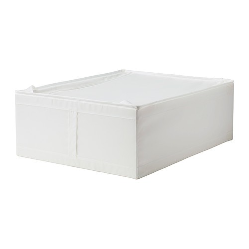Hộp đựng đồ có khóa Skubb IKEA - Trắng
