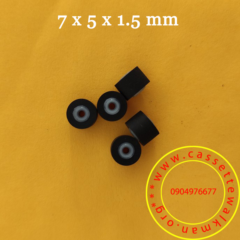 Bộ 5 cái bánh tỳ 7mm cho máy walkman