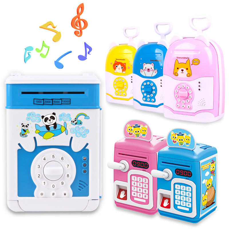 Két sắt mini cho bé,mở bằng mật mã cho bé ( giao hinh ngẫu nhiên loại mới )