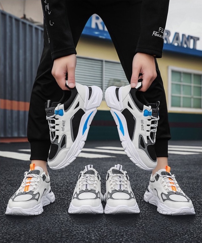 [giá sỉ-tặng tất] giày thể thao nam sneaker đế cao tăng chiều cao hàng nhập siêu thoáng khí, da mềm mịn nhẹ siêu hót