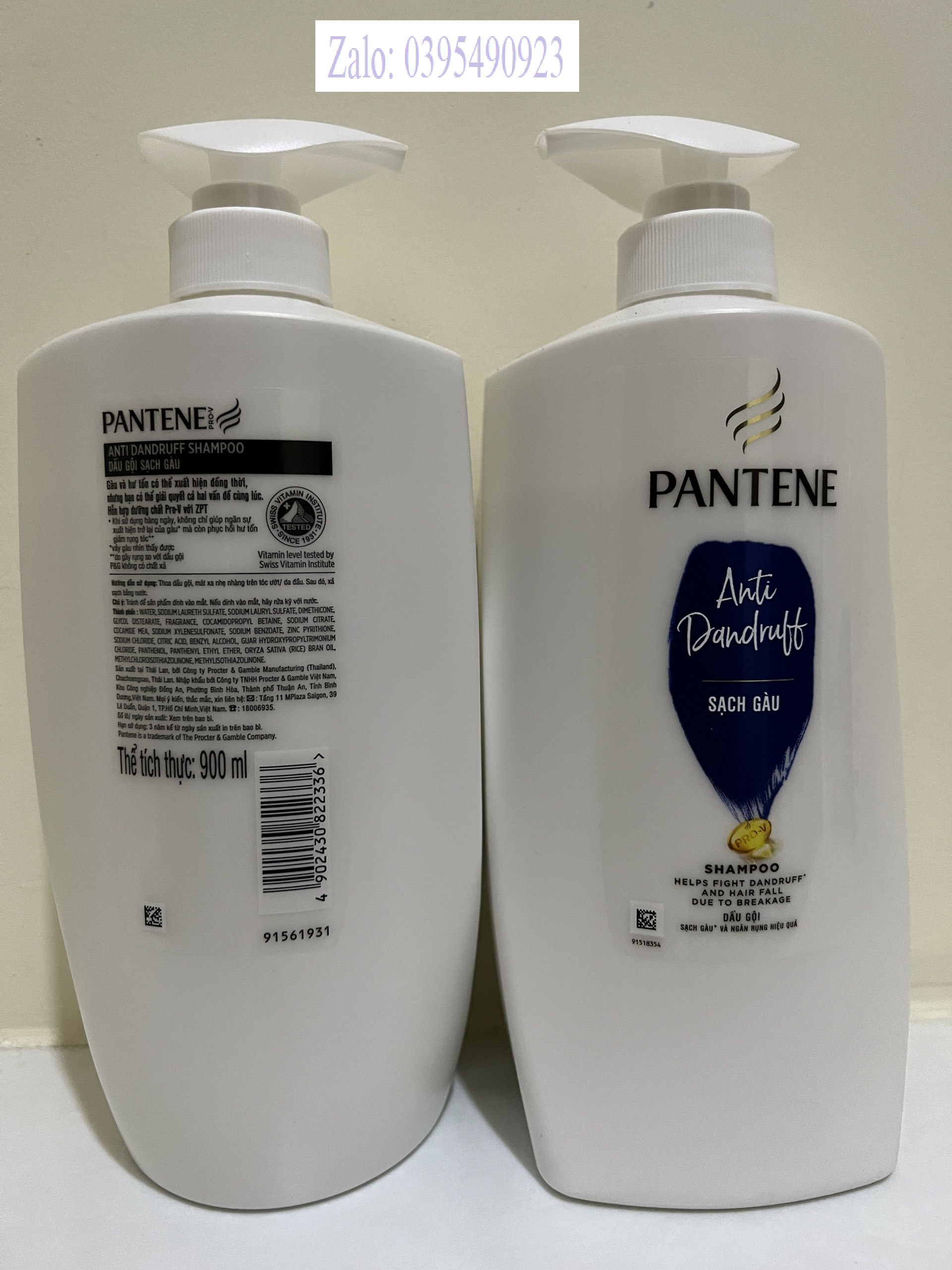 [HCM]Dầu gội Pantene ngăn rụng tóc 1200ml (Mẫu Mới Date 2025)