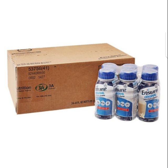 Thùng Sữa nước Ensure Abbott 237ml/24chai