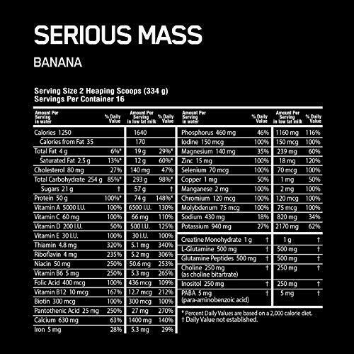 SỮA TĂNG CÂN SERIOUS MASS 12LBS -5.4KG