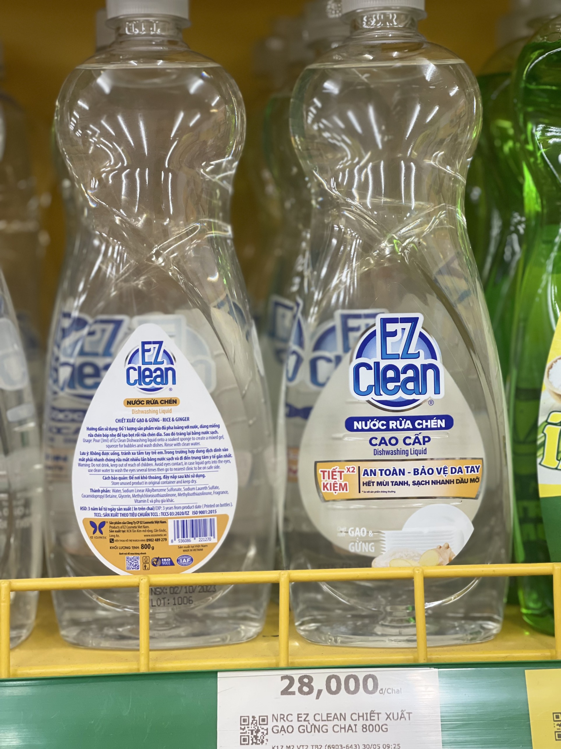 NƯỚC RỬA CHÉN SINH HỌC EZ 800G