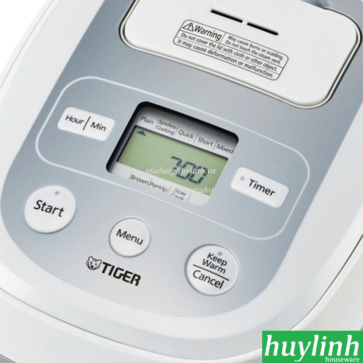 Nồi cơm điện tử Tiger JBX-B10W - 1 lít