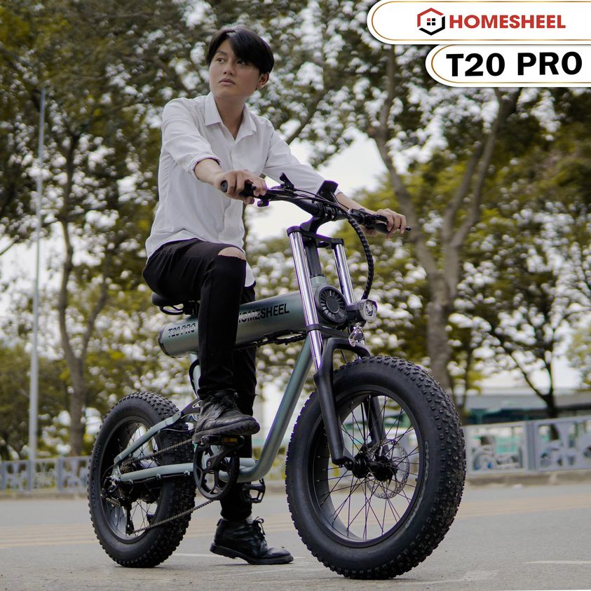 xe đạp điện thể thao homesheel t20 pro usa chính hãng homesheel 6