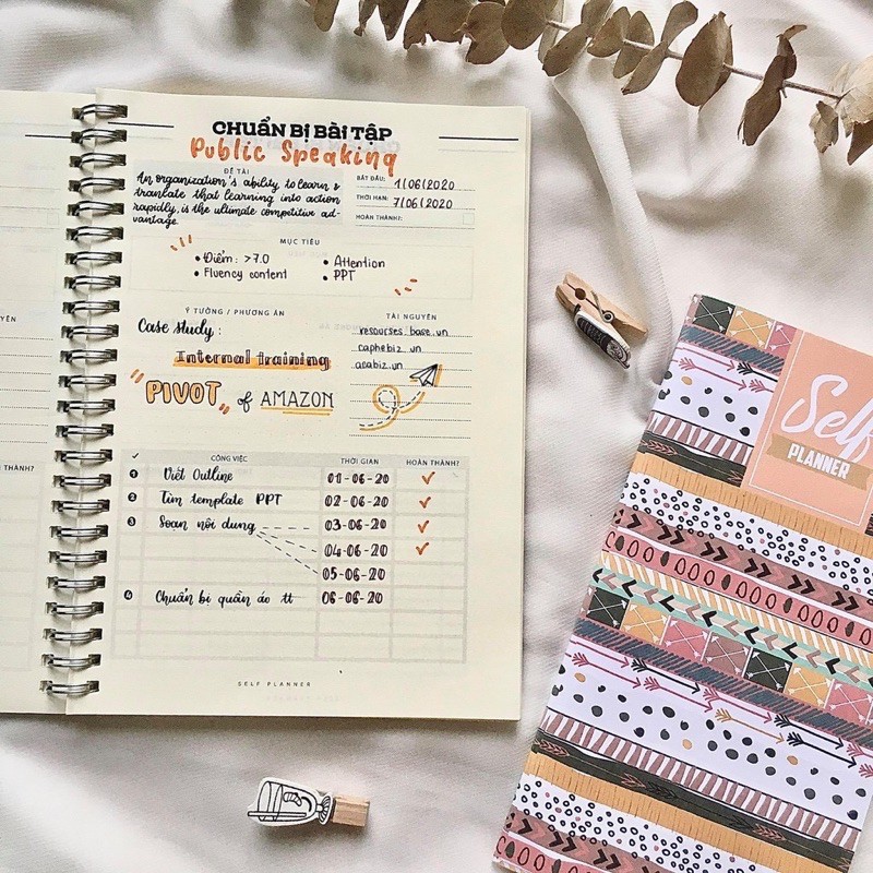 Sổ tay lập kế hoạch học tập, sổ study planner
