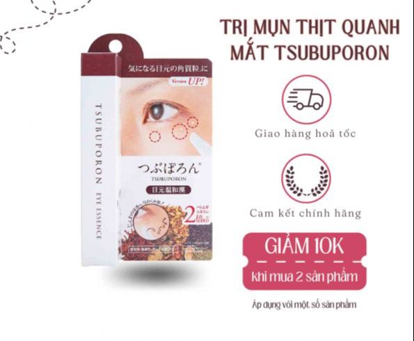 Kem xóa mụn thịt mụn gạo Tsubuporon Nhật Bản