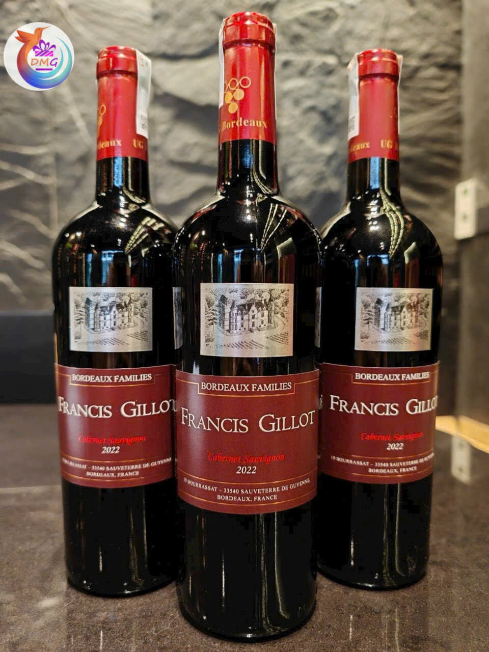 [NHẬP KHẨU]VANG ĐỎ (PHÁP) FRANCIS GILLOT CABERNET SAUVIGNON - 750ML (13.5%) - DMG WINE