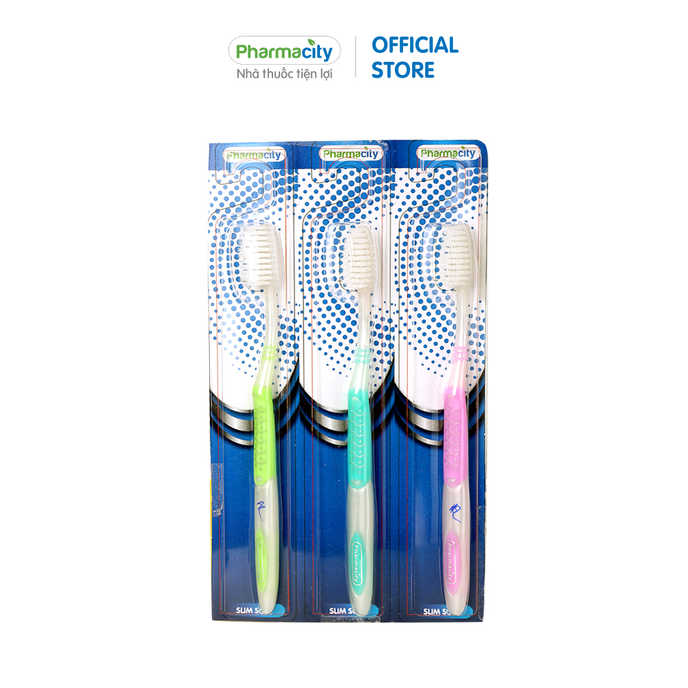 Bàn chải đánh răng siêu mảnh Pharmacity Slim Soft