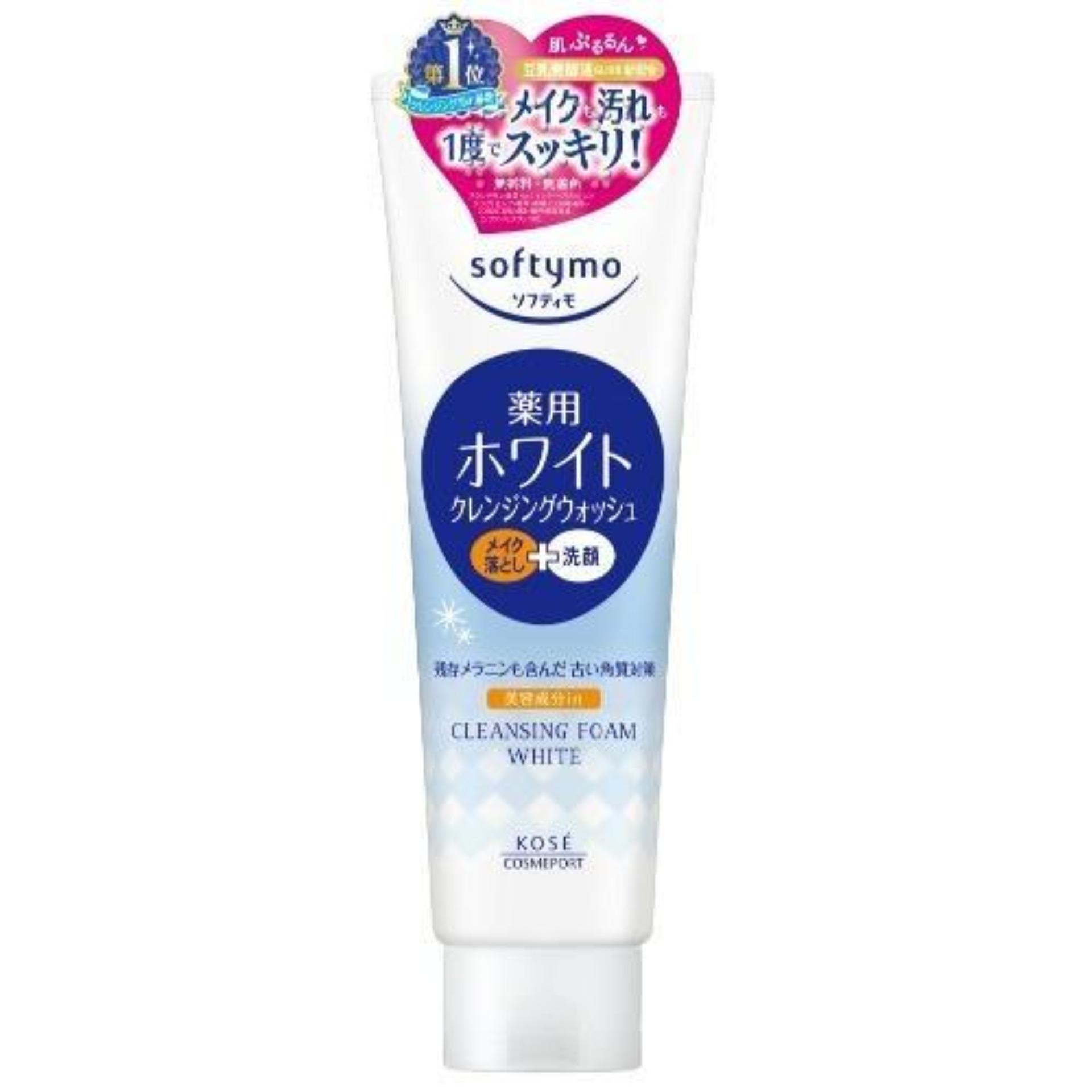 Sữa rửa mặt Trắng da Kosé Softymo Cleansing Foam White 190g