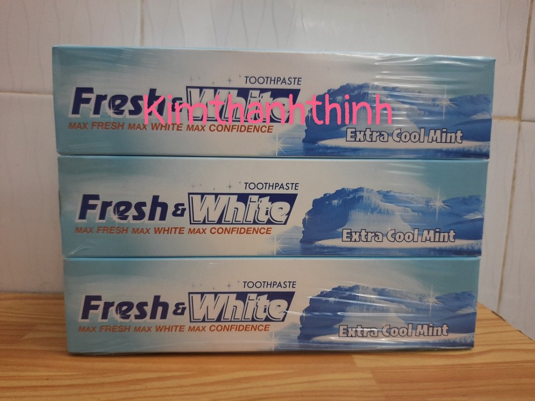 (KTT) Kem đánh răng Fresh & White 160 gr - Xuất xứ Thái Lan