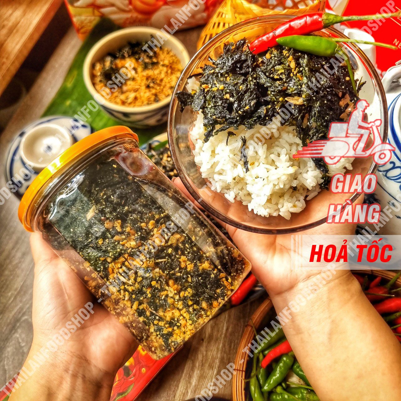 Rong Biển Cháy Tỏi - Lon 130gr