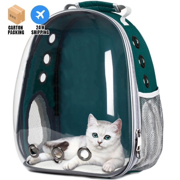 High Quality Transparent Bubble Recycled Outdoor Travel Space Capsule Astronaut Breathable Dog Cat Carrier Backpack