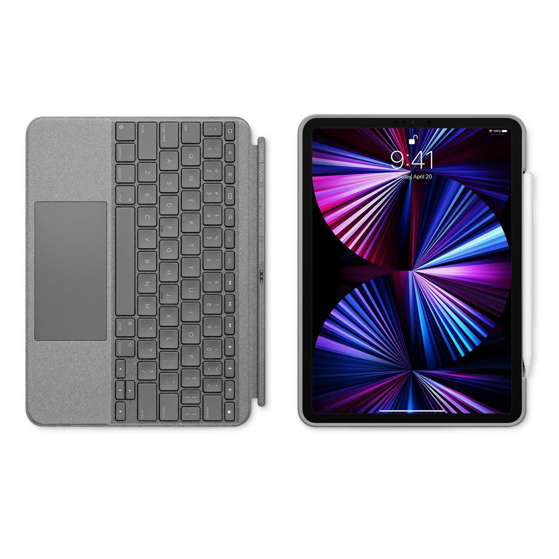 Bàn phím Logitech Combo Touch with Trackpad cho iPad Pro 12.9" M1(2021)