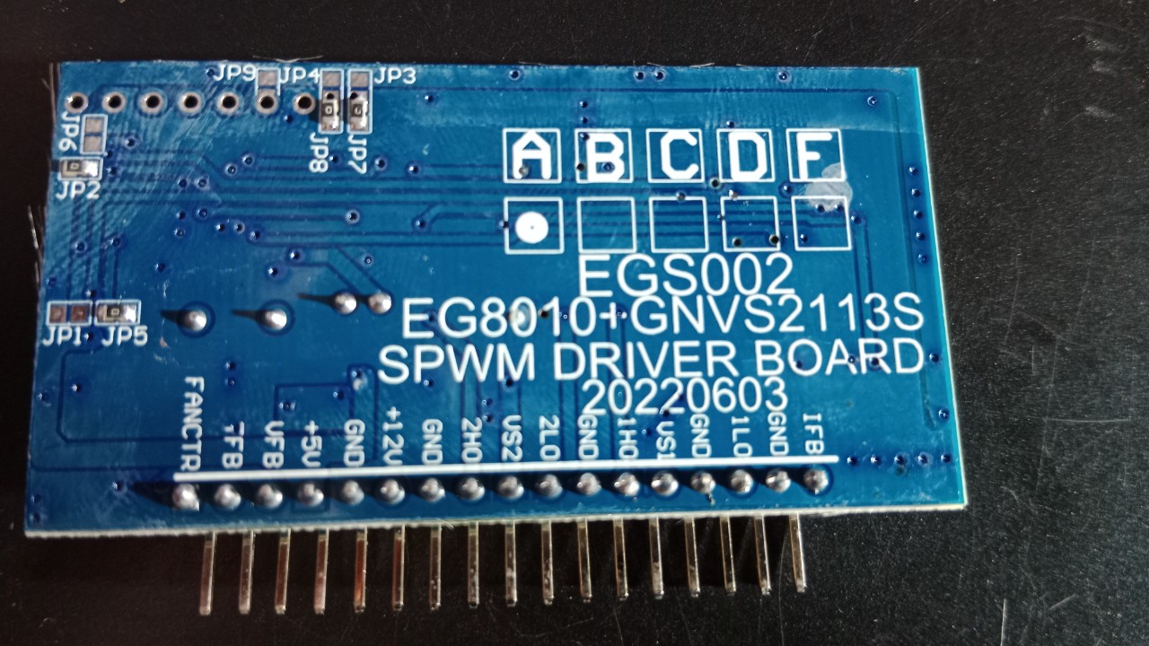 Mạch Tạo Xung Sin EGS002 EG8010+IR2110