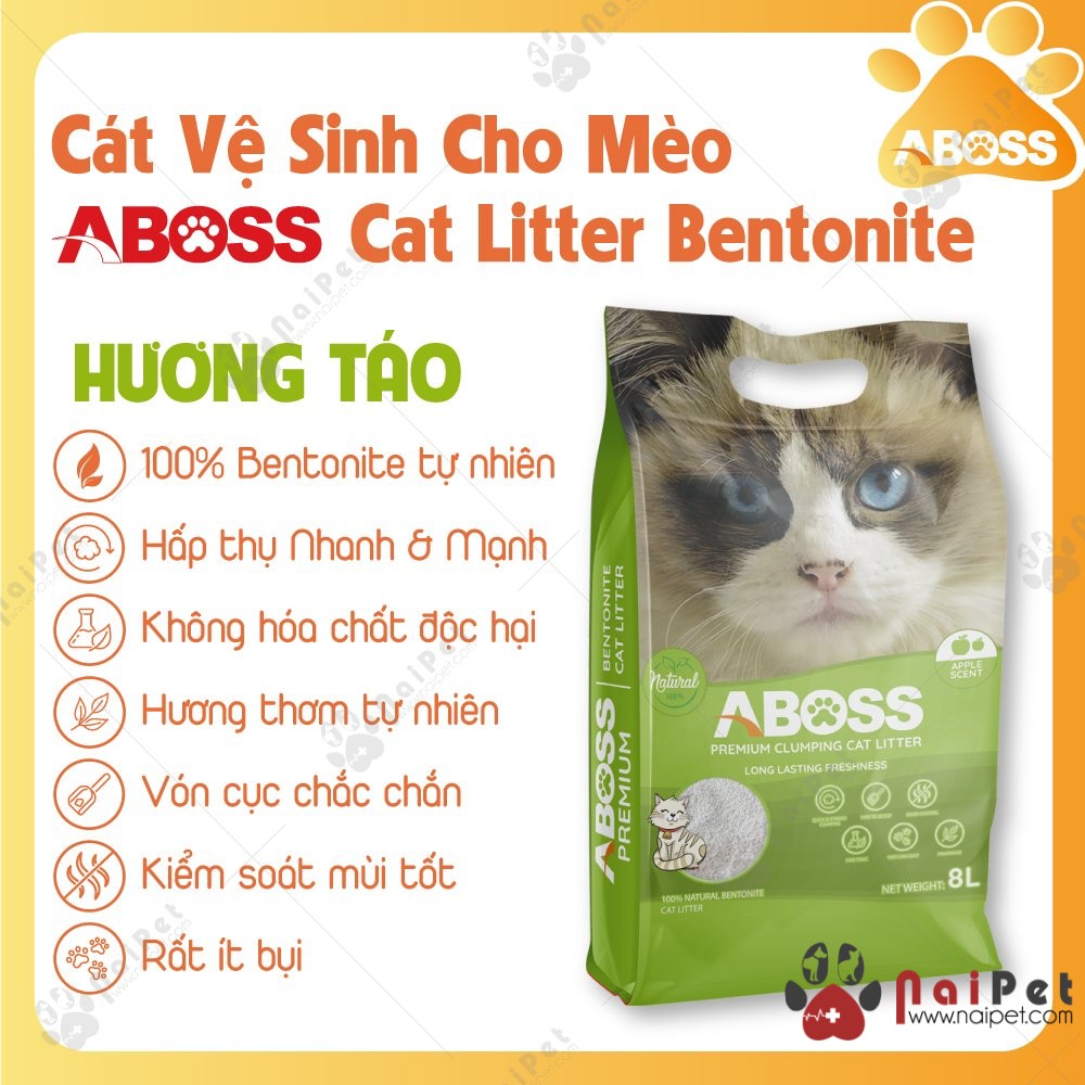 Cát Vệ Sinh Cát Đất Sét Bentonite ABoss CDS003