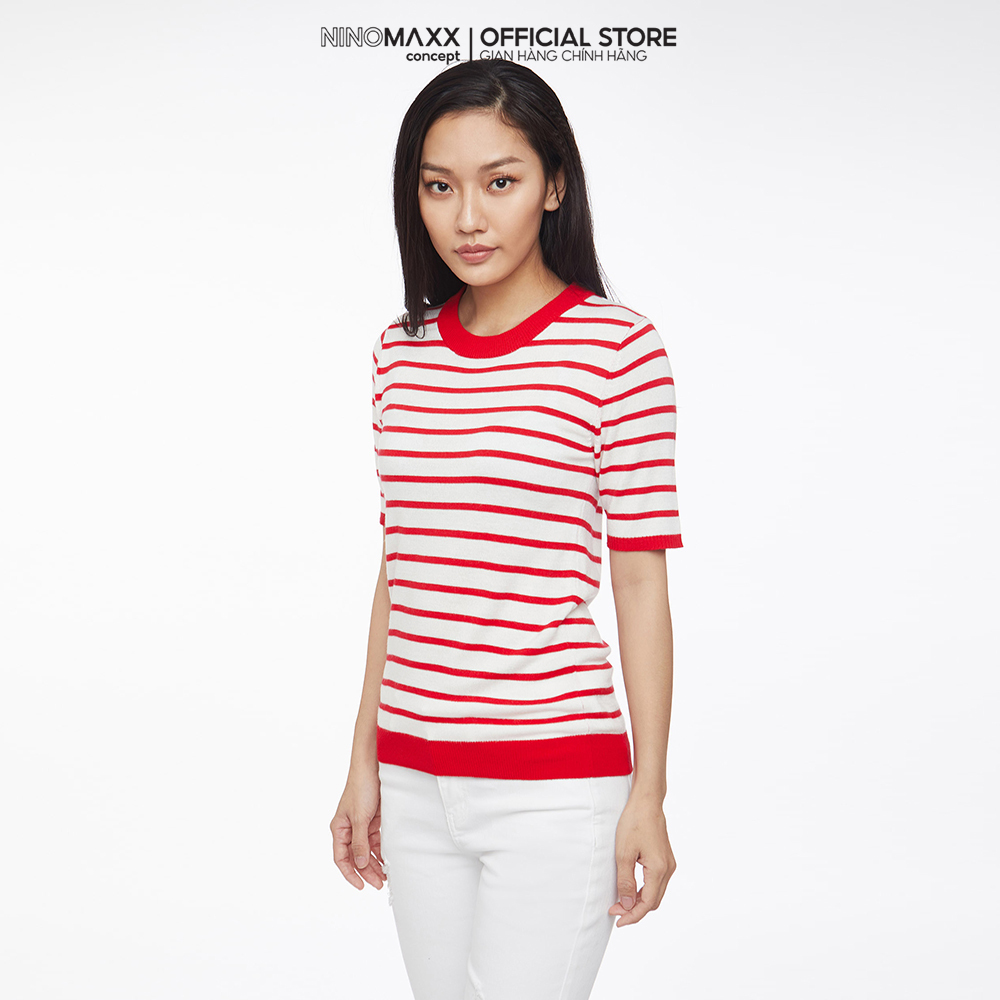 N&M Áo sweater Basic Nữ tay ngắn 1905012