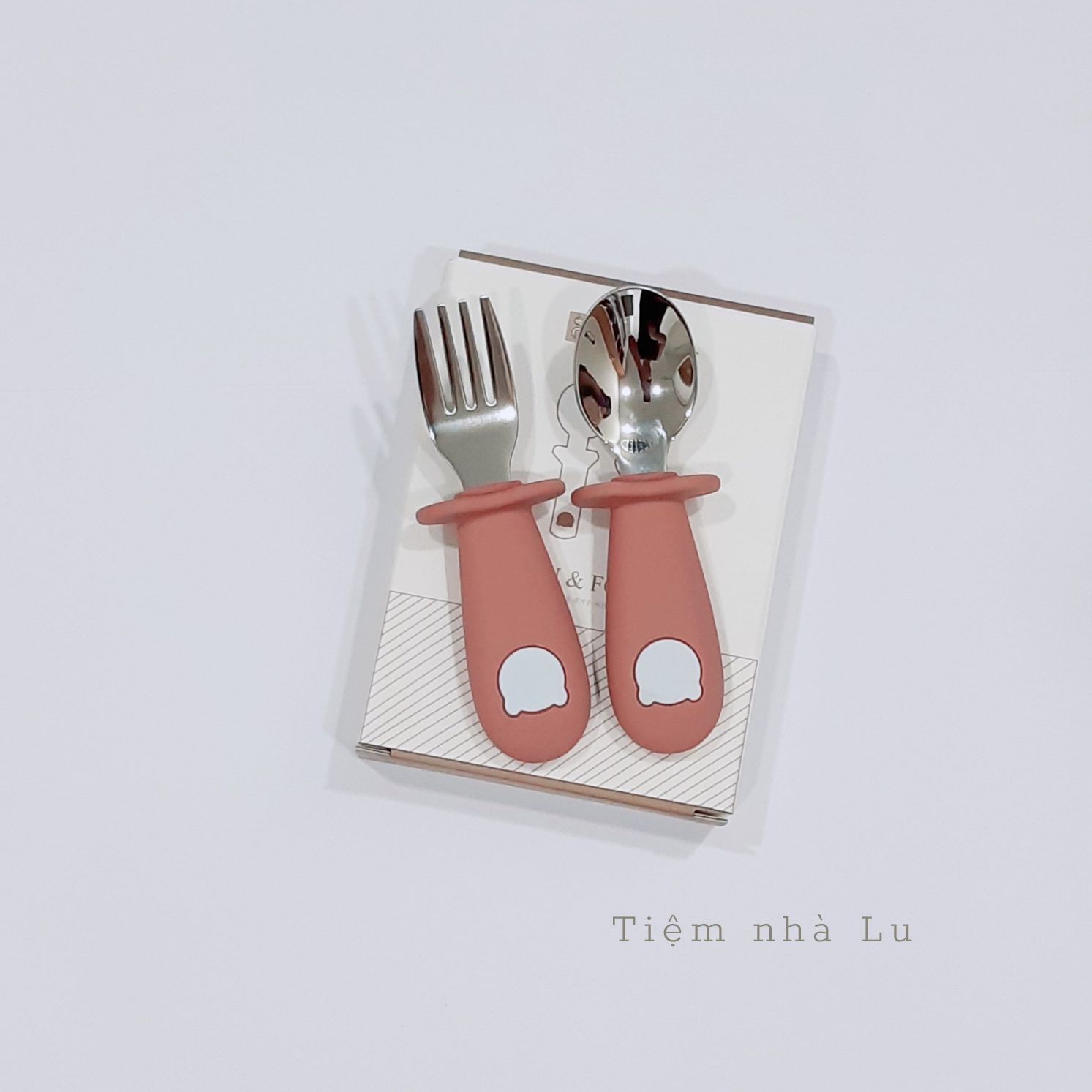 Set Thìa Nĩa Bar Rot Tập Ăn Dặm Cho Bé