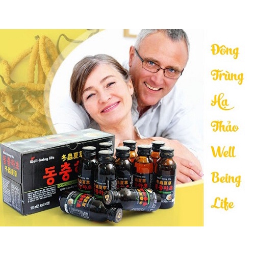 Nước ĐÔNG TRÙNG Hàn Quốc (100ml/Chai) X Hộp 10 Chai