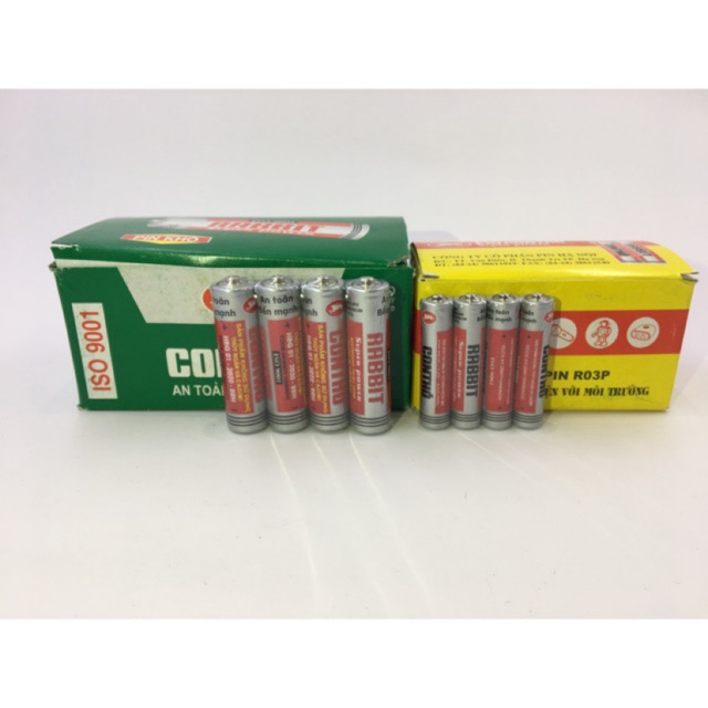 HỘP 40 VIÊN PIN CON THỎ AA/AAA
