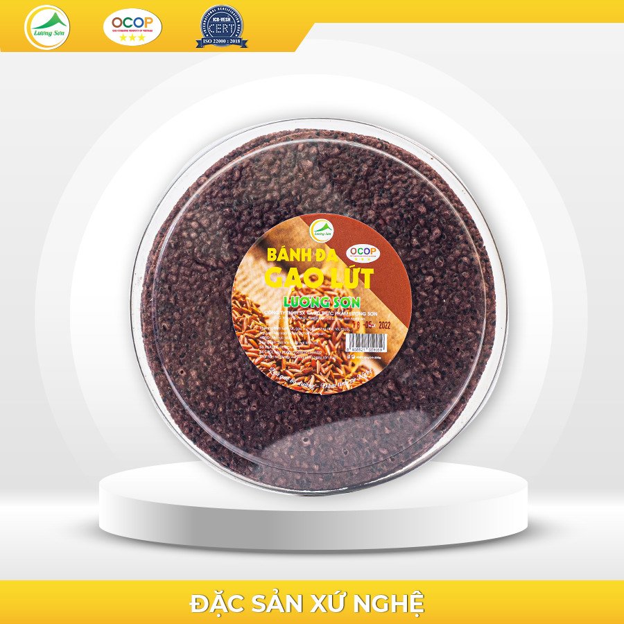 Bánh đa vừng gạo lứt Lương Sơn set 2-5 bánh