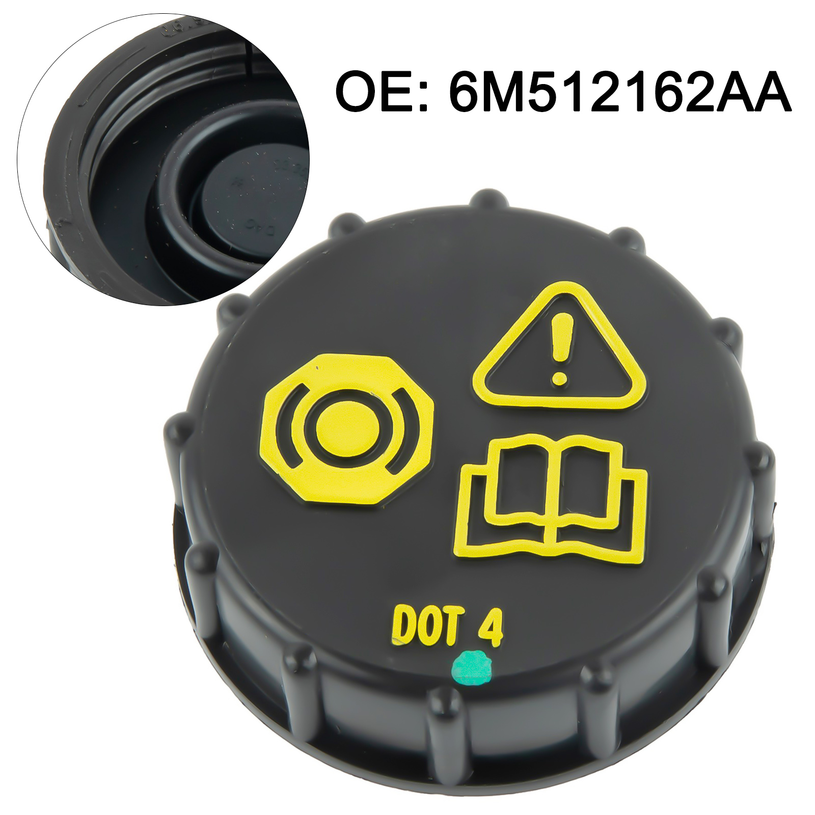 Nắp bình chứa dầu phanh ô tô nắp bình chứa dầu cho Ford Focus MK2 MK3 2005-2014 MK4 phụ kiện nắp bình chứa dầu phanh