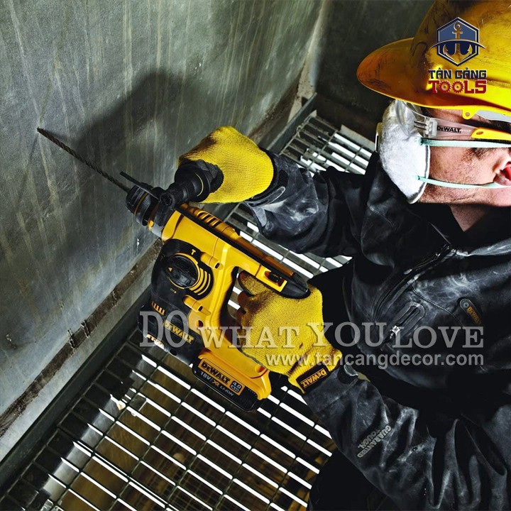 [Trả góp 0%] Máy Khoan Bê Tông 3 Chế Độ Dùng Pin DeWalt 18V DCH273KN ( Thân Máy )