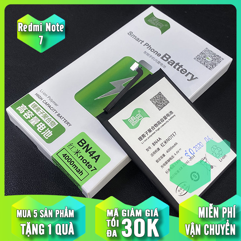 Pin SuiqiLi-ion thay thế cho Xiaomi Redmi Note 7 4000mAh