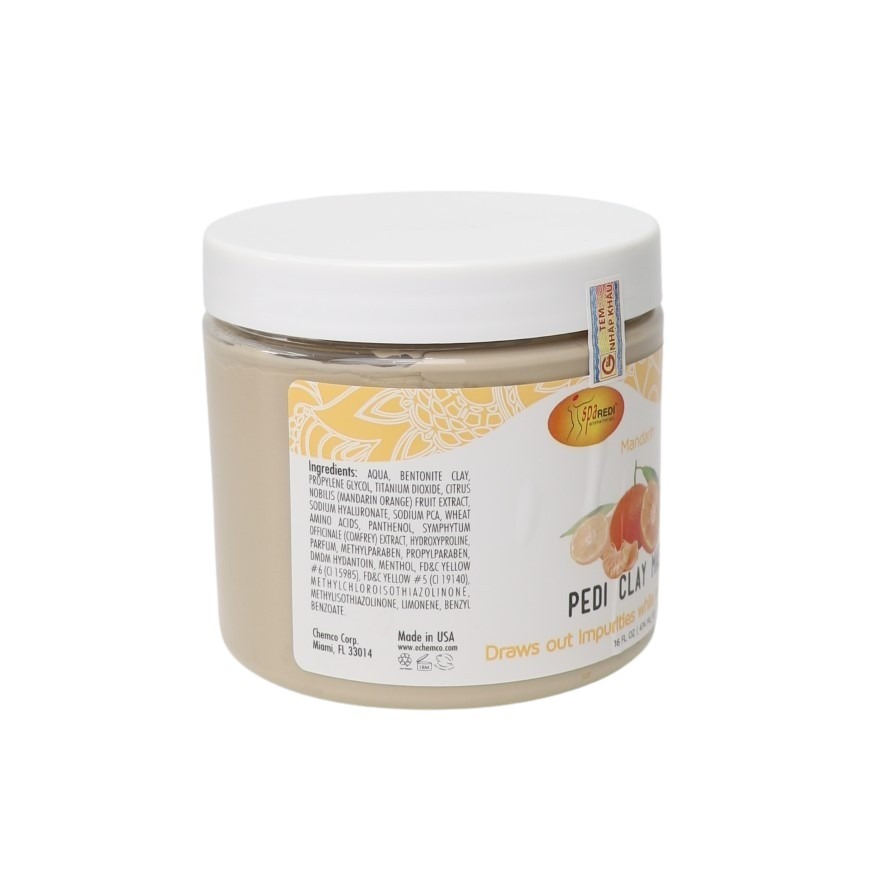 Mặt nạ đất sét Pedi Clay Mask mùi Cam 474 ml