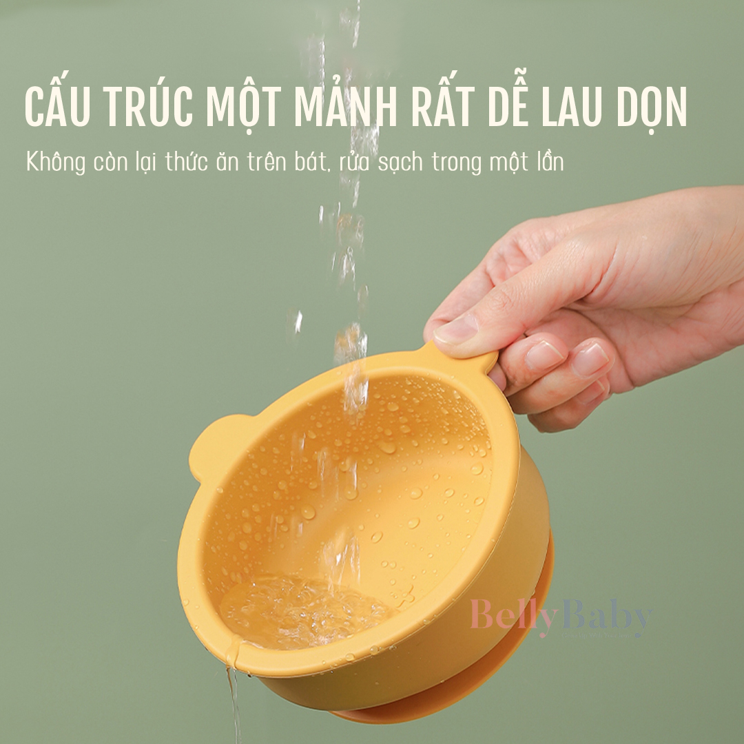 Bát ăn dặm Silicon, Bộ bát ăn dặm Belly Baby