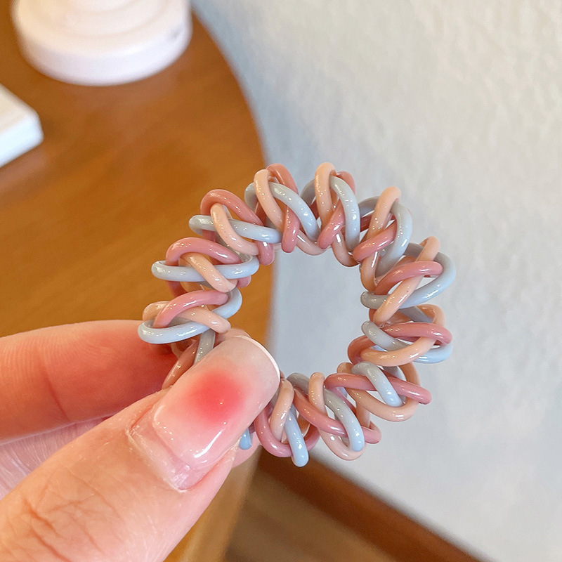 Dây cột tóc lò xo màu pastel