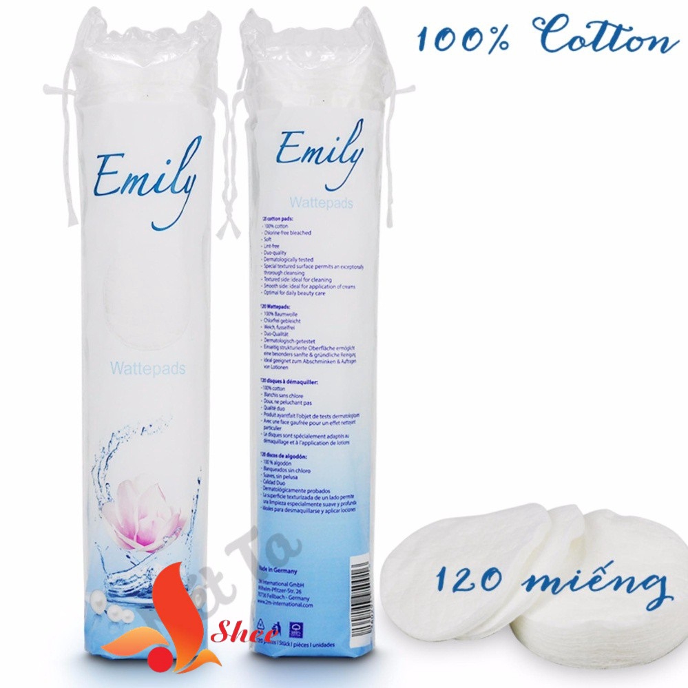 [HCM]Bông tẩy trang Emily gói 120 miếng