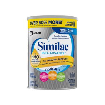 Similac Pro Advance NON HMO Mỹ lon 873g cho bé 0-12 tháng