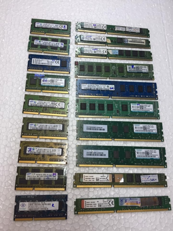 Bảng giá Ram DDR3 2G PC 1333/1600 Phong Vũ