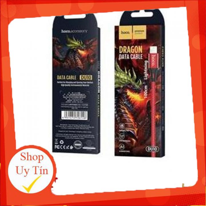 Cáp sạc nhanh dây dù 3.0a-hoco du10 pro-dài 0.25m