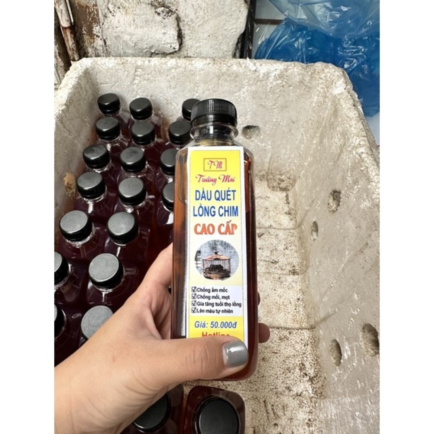 Dầu bóng cơ sở lồng chim trường mai