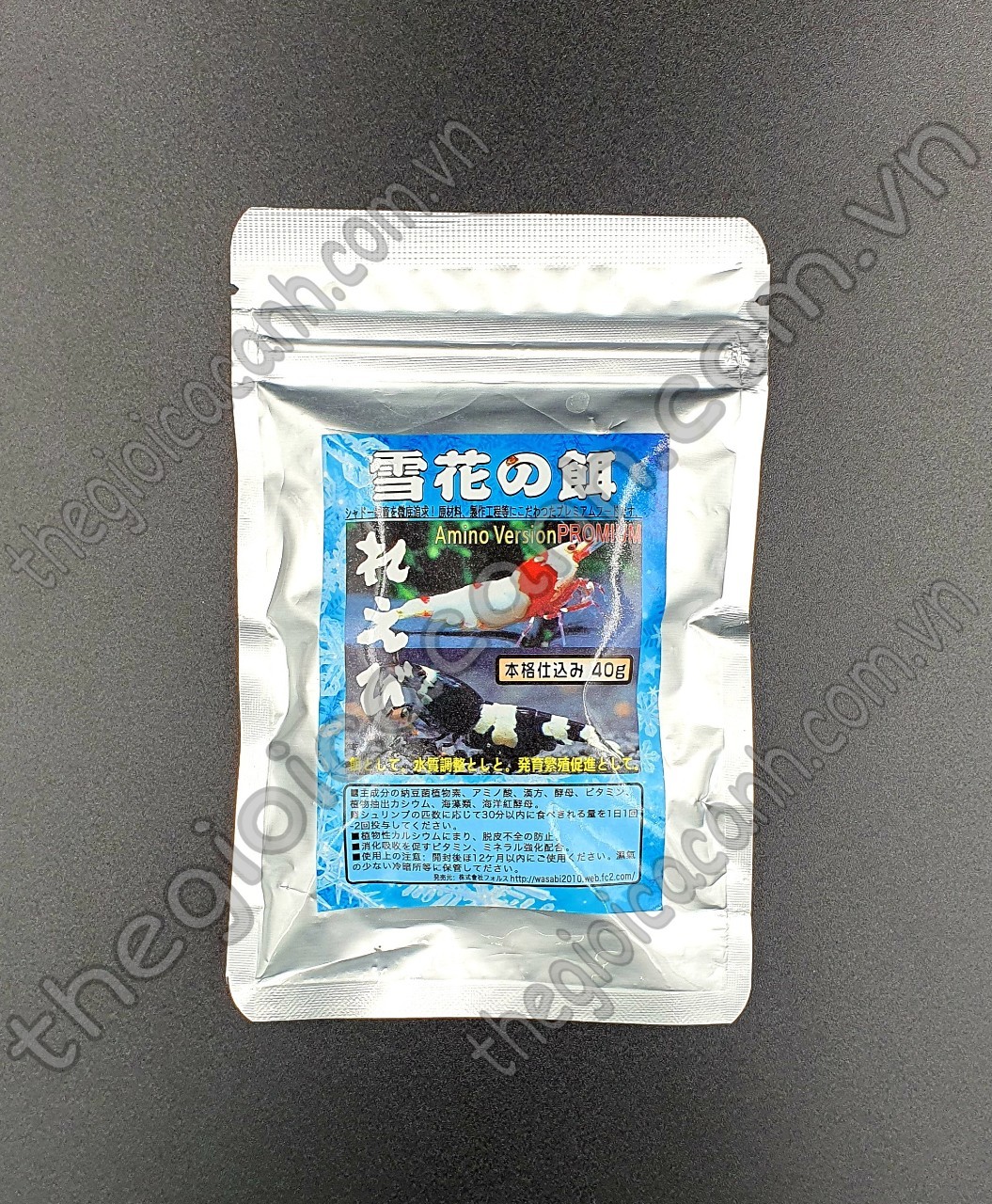 THỨC ĂN CHO TÉP ĐẦY ĐỦ DINH DƯỠNG