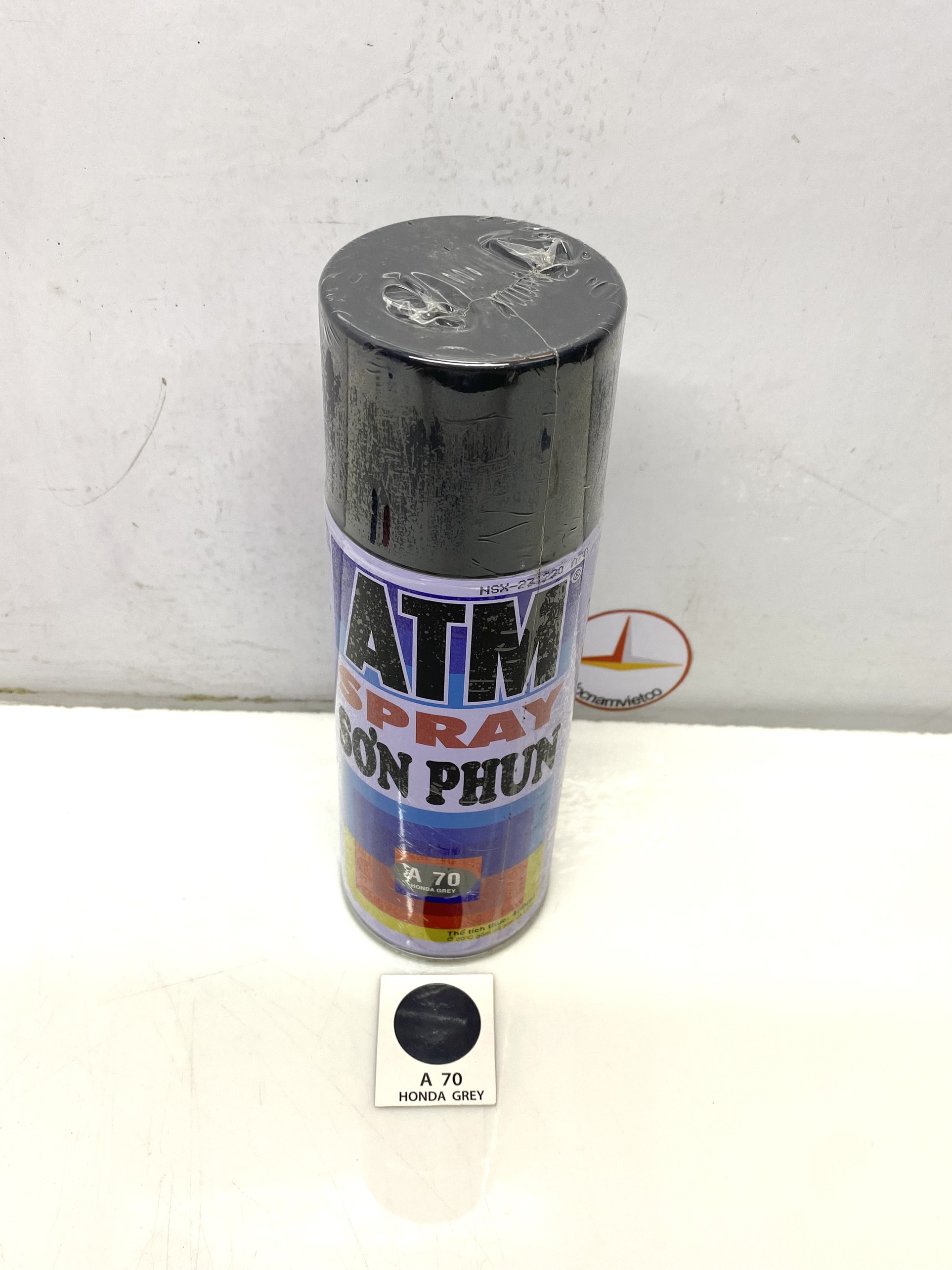 Sơn xịt ATM màu xám đen A70