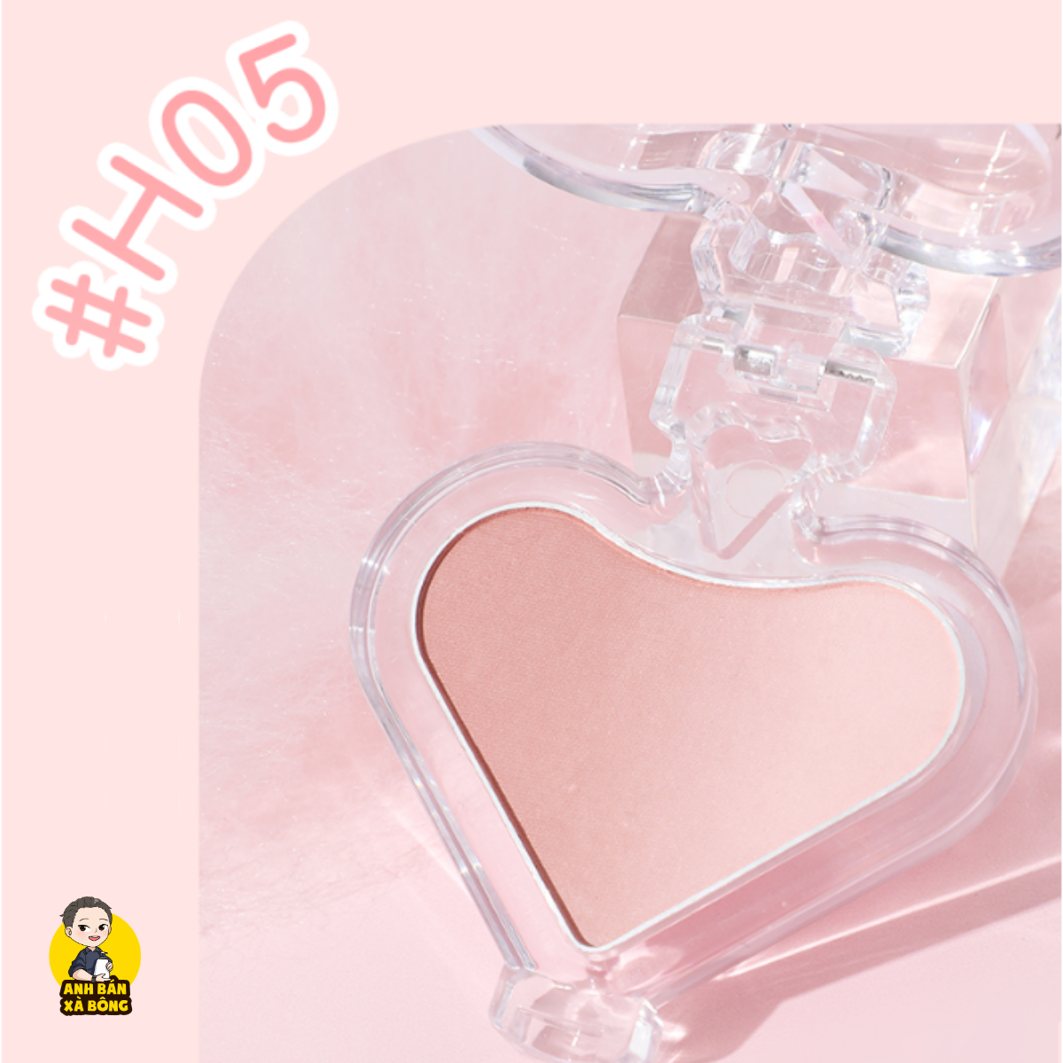 Phấn Má Hồng HOLD LIVE Cute Blusher Blush HL598