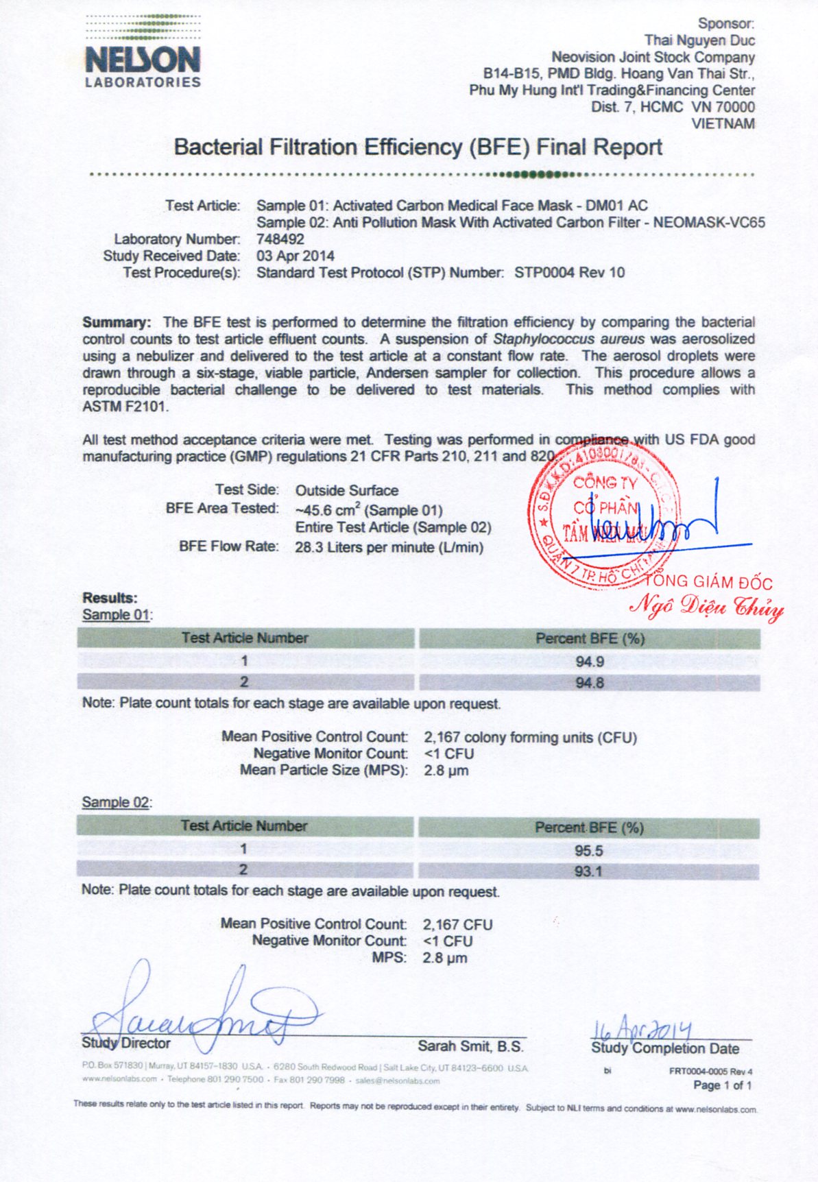Khẩu Trang Chống Bụi NeoMask VC65 - Loại Thun Quàng Gáy Hàng Chính Hãng